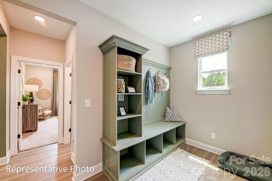 Add a drop zone to the mud room