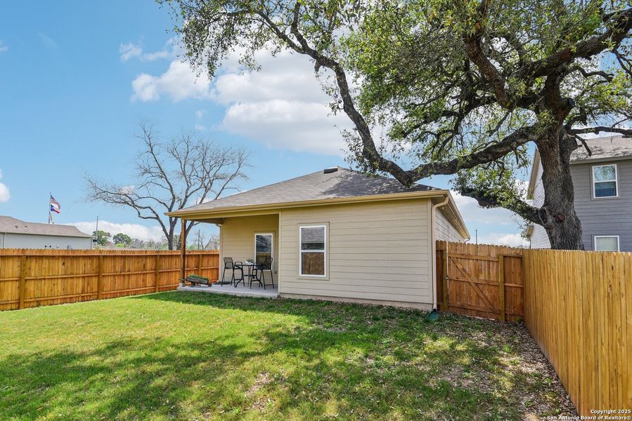 Front exterior of a new home in Lonesome Dove, San Antonio, TX, highlighting curb appeal (Image 1). Front exterior of a new home in Lonesome Dove, San Antonio, TX, highlighting curb appeal (Image 1).