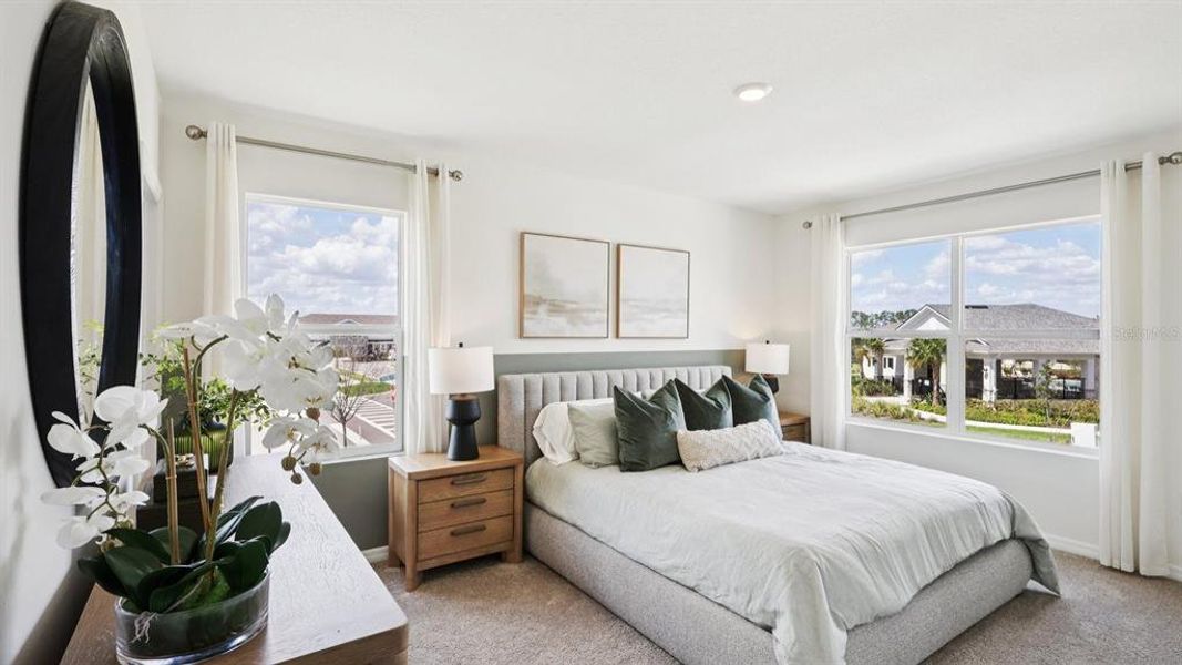 Furnished interior view inside a new home in Towns at Woodsdale, Wesley Chapel (Image 26).