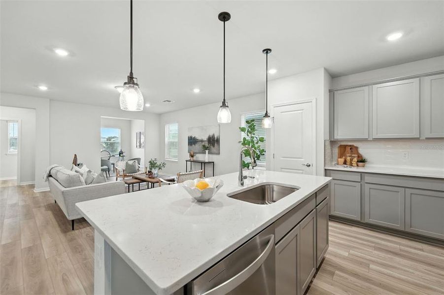 Furnished interior view inside a new home in Amelia Groves, St. Cloud (Image 5).