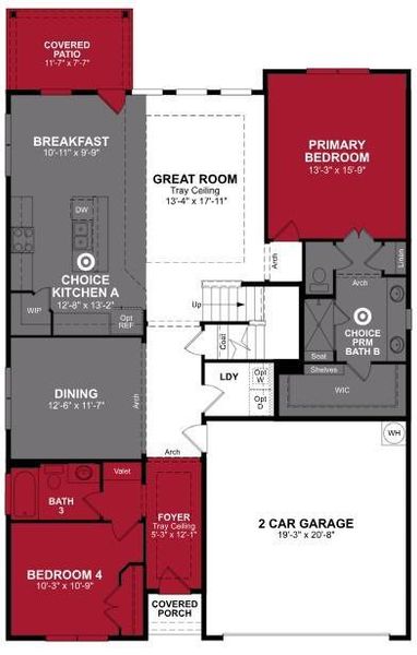 Beazer Homes Valencia on the Lake Avalon floorplan.