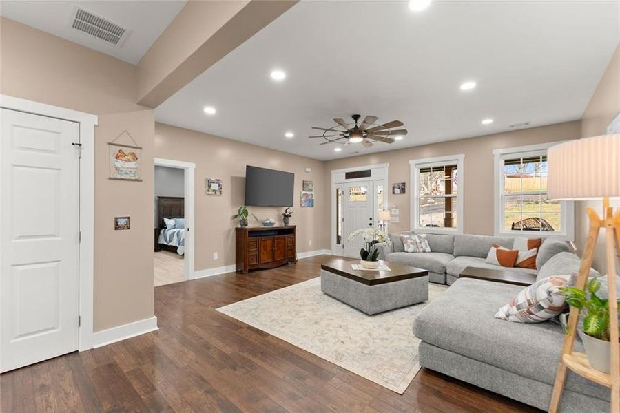 Furnished interior view inside a new home in , Demorest (Image 9).