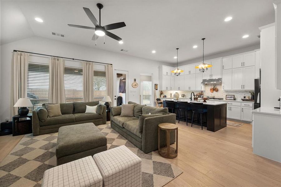 Furnished interior view inside a new home in BridgeWater, Midlothian (Image 19).