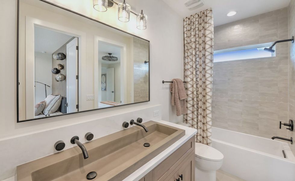 Furnished interior view inside a new home in EverRange, Jacksonville (Image 44).