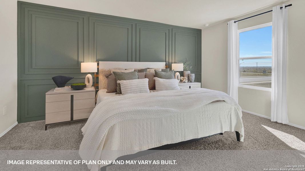 Furnished interior view inside a new home in Sunset Oaks, Maxwell (Image 11).