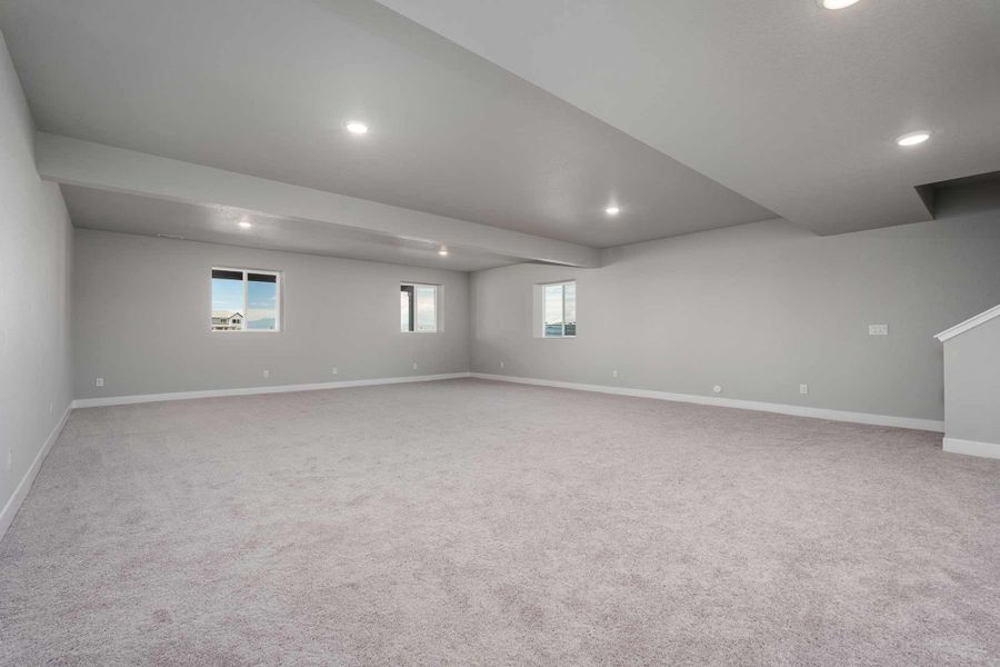 The Glisen - Finished Basement