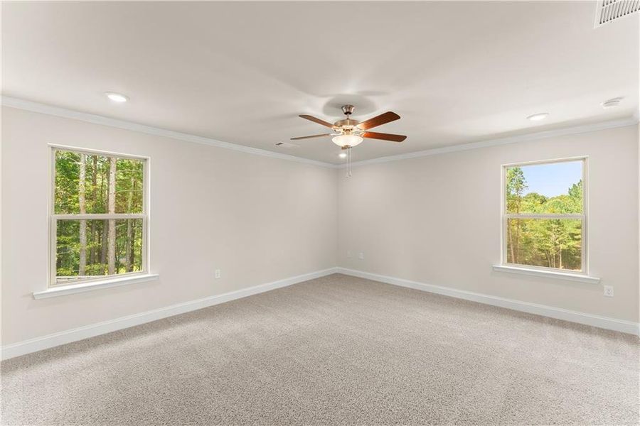 Spacious, unfurnished interior of a new home in Magnolia Villas, Cornelia (Image 18). Spacious, unfurnished interior of a new home in Magnolia Villas, Cornelia (Image 18).