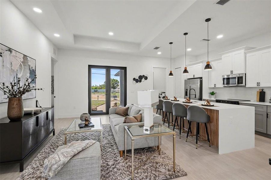Furnished interior view inside a new home in , Cape Coral (Image 7).