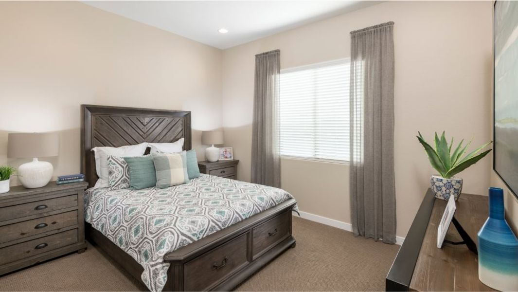 Furnished interior in a model home at Asante: Destiny in Surprise (Image 18).