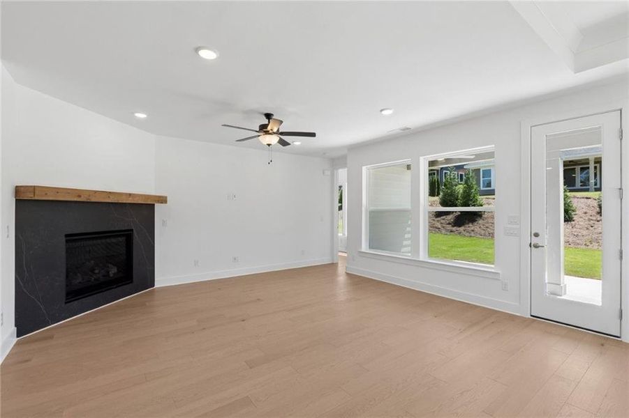 Spacious, unfurnished interior of a new home in Crescent Pointe at Great Sky, Canton (Image 13). Spacious, unfurnished interior of a new home in Crescent Pointe at Great Sky, Canton (Image 13).