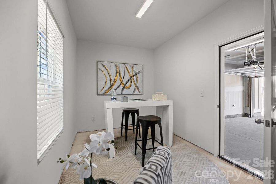 Furnished interior view inside a new home in Sycamore Trail, Matthews (Image 17).