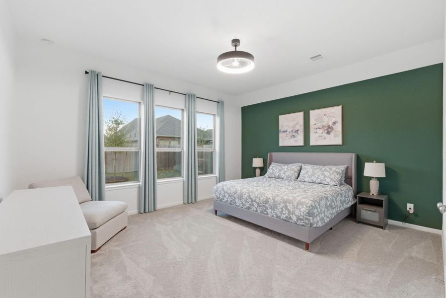 Furnished interior view inside a new home in Meridiana 40'/45', Manvel (Image 35).