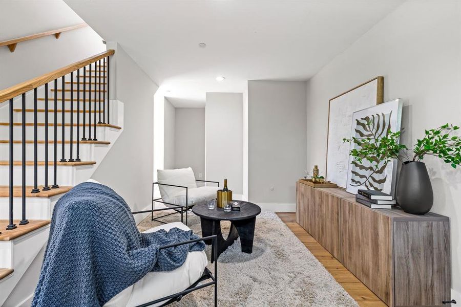 Furnished interior view inside a new home in , Dallas (Image 4).