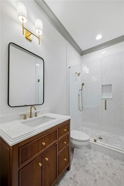 Furnished interior view inside a new home in , Atlanta (Image 13).