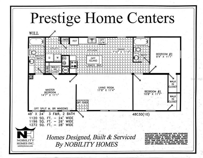 2D floor plan layout of this home in , Spring Hill, FL (Image 3).