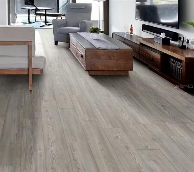 Furnished interior view inside a new home in Myrtlebrook Preserve, Lakeland (Image 3).