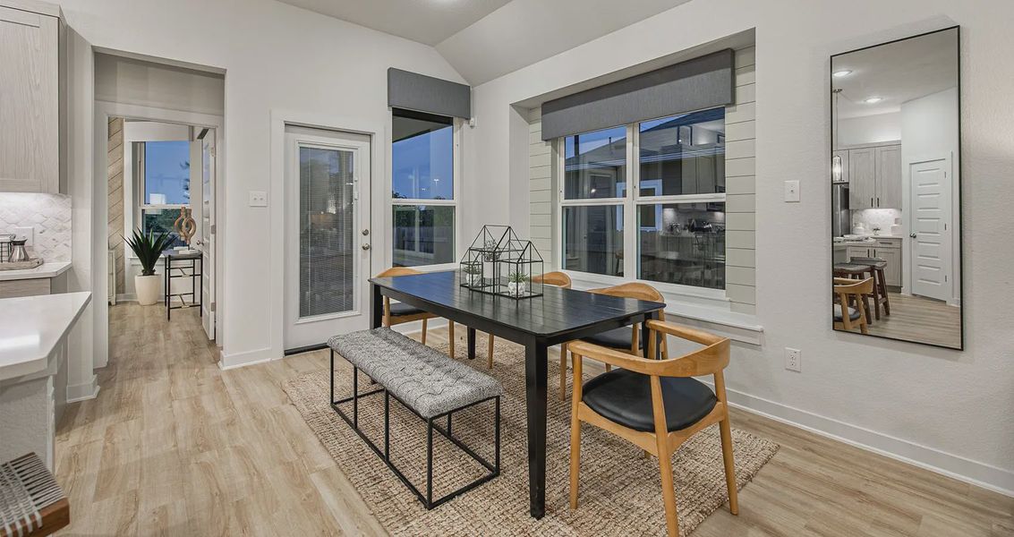 Representative furnished interior of a home built from the Andrew by Chesmar Homes in Meyer Ranch, New Braunfels (Image 6).