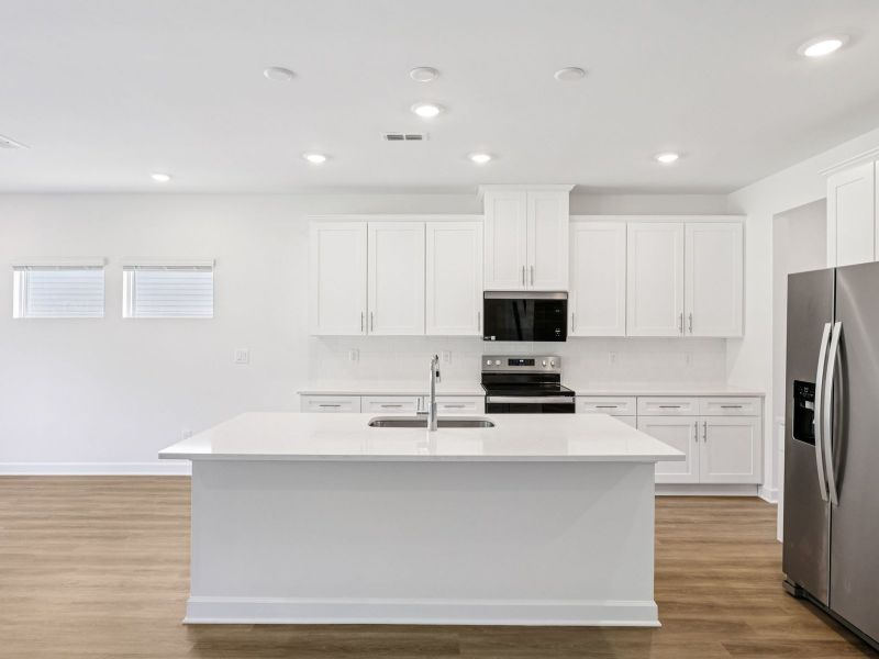 Furnished interior view inside a new home in Nelson's Creek, Mocksville (Image 3).