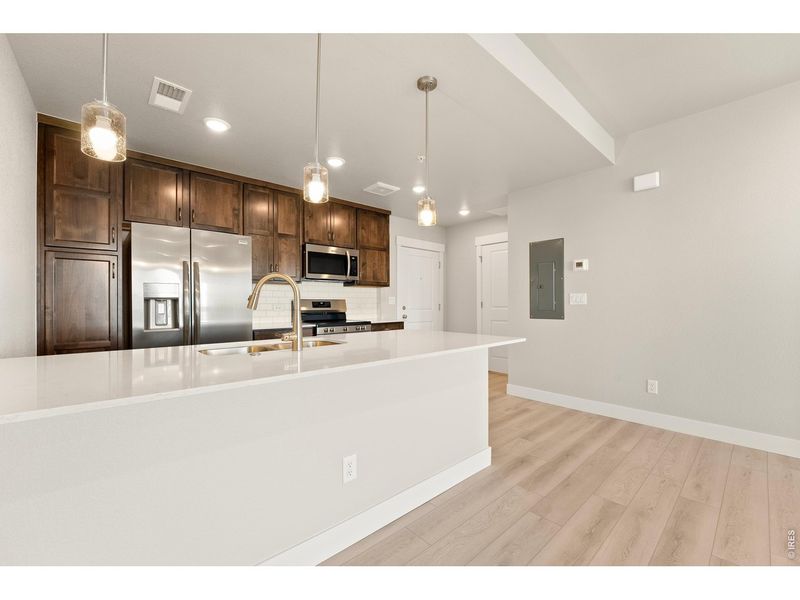 Furnished interior view inside a new home in The Lakes at Centerra, Loveland (Image 17).