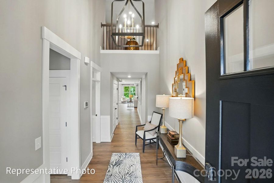 Furnished interior view inside a new home in Heritage - 55+ Community, Indian Trail (Image 4).