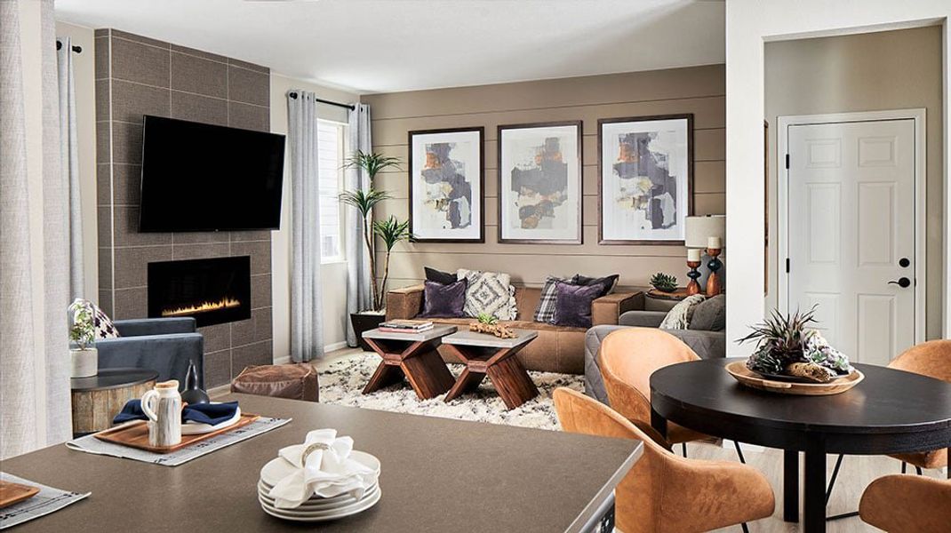 Furnished interior view inside a new home in Farmlore, Brighton (Image 6).