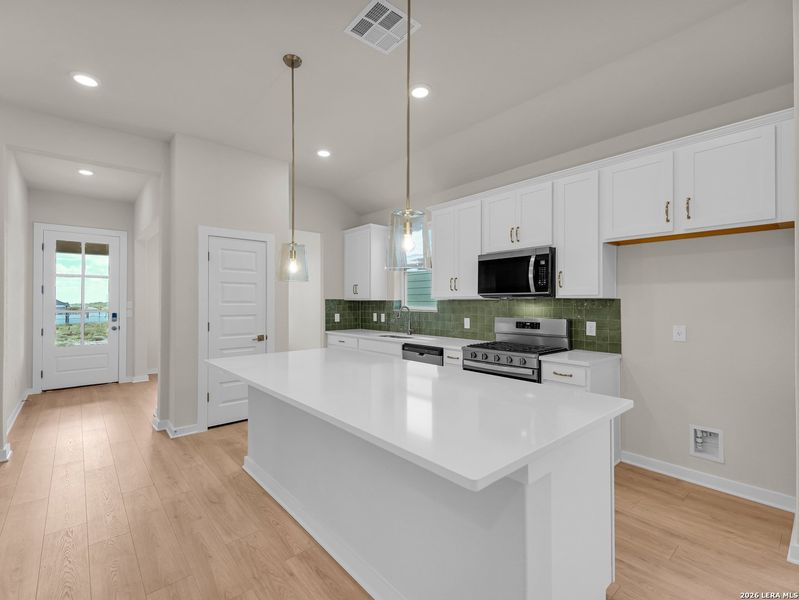 Furnished interior view inside a new home in Hunter's Ranch, San Antonio (Image 11).