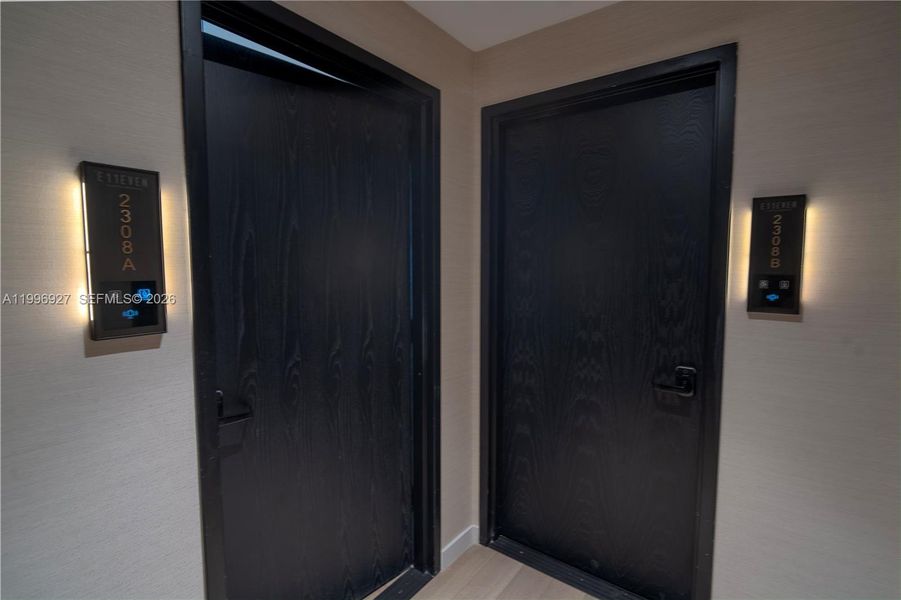 Close-up of interior finishes inside a home in , Miami (Image 15).