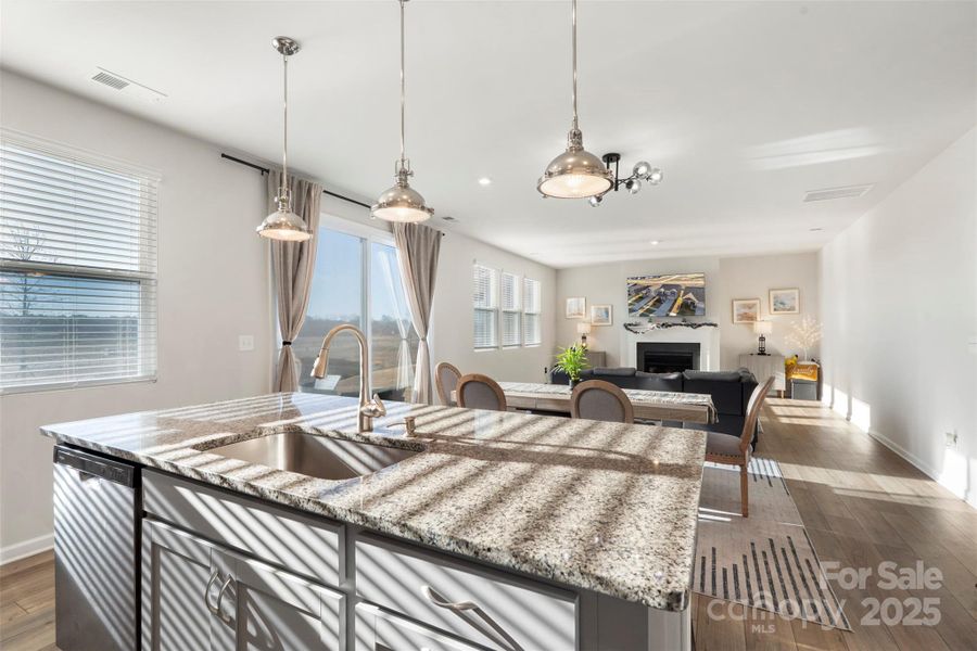 Furnished interior view inside a new home in Waxhaw Landing, Monroe (Image 39).