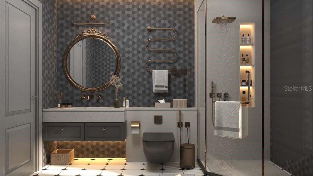 Furnished interior view inside a new home in , Ocala (Image 7).