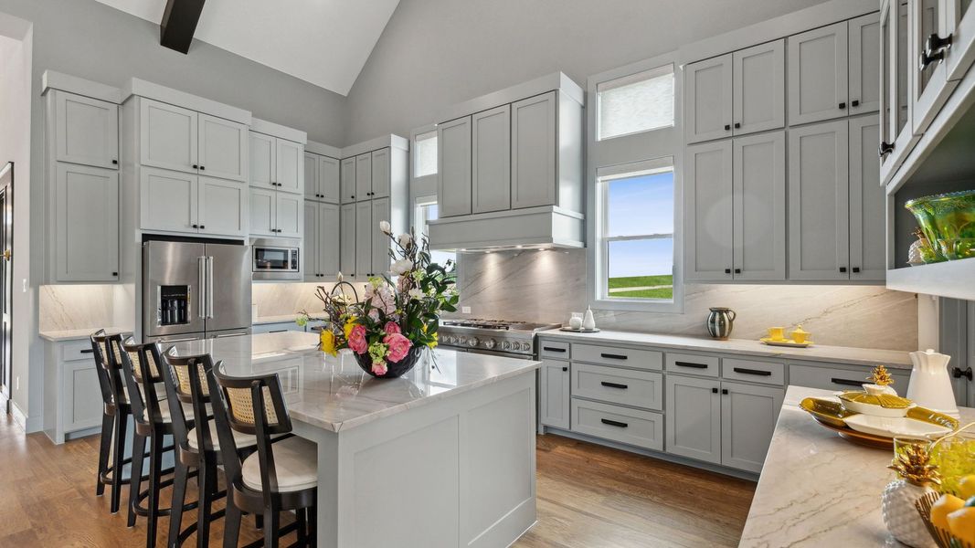 Representative furnished interior of a home built from the Hudson II by Southgate Homes in Windsong Ranch 71' Series, Prosper (Image 12).