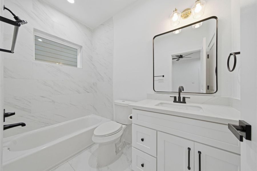 Furnished interior view inside a new home in , Houston (Image 37).