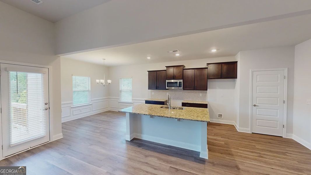 Furnished interior view inside a new home in Barrington Place, Macon (Image 6).