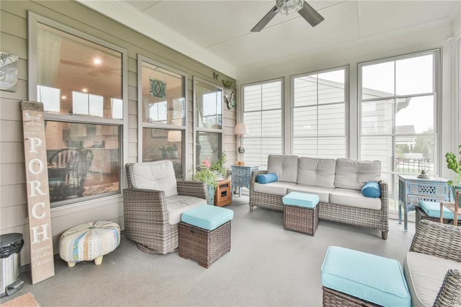 Furnished interior view inside a new home in , Hoschton (Image 14).