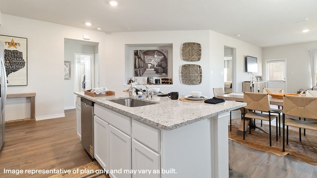 Furnished interior view inside a new home in Steele Creek, Cibolo (Image 12).