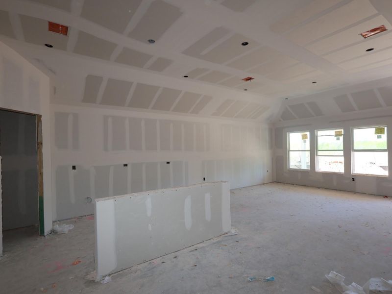 In-progress construction of a new home in Marble Creek Crossing, Austin, TX (Image 5).