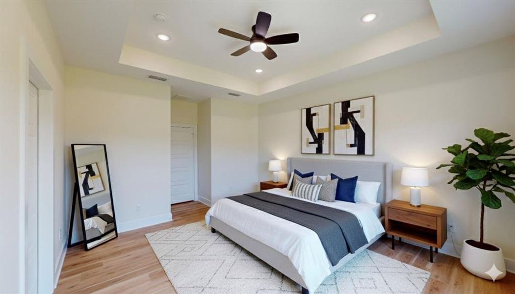 Furnished interior view inside a new home in , Bullard (Image 8).