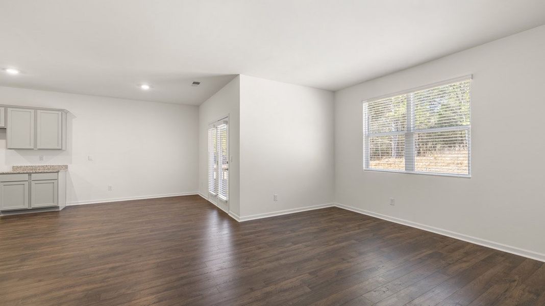 Spacious, unfurnished interior of a new home in The Abbey at Trolley Run Station, Aiken (Image 23). Spacious, unfurnished interior of a new home in The Abbey at Trolley Run Station, Aiken (Image 23).