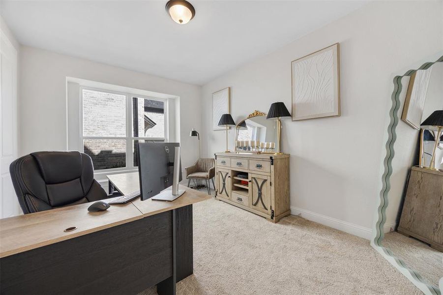 Furnished interior view inside a new home in Somercrest, Midlothian (Image 6).