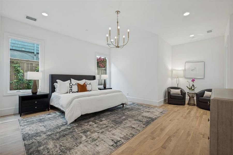 Furnished interior view inside a new home in , Highland Park (Image 17). Furnished interior view inside a new home in , Highland Park (Image 17).