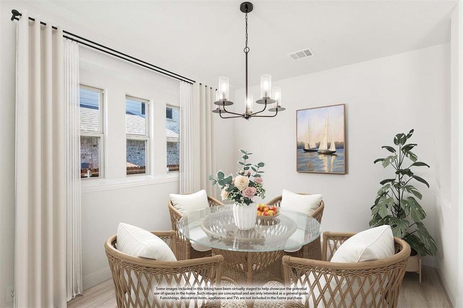 Furnished interior view inside a new home in Maplewood, Glenn Heights (Image 12). Furnished interior view inside a new home in Maplewood, Glenn Heights (Image 12).