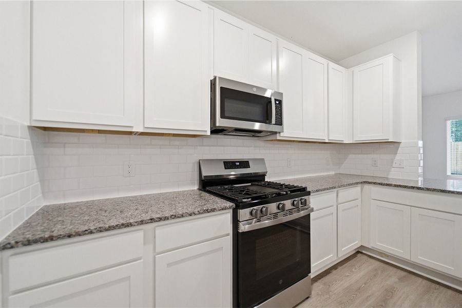 Furnished interior view inside a new home in The Canopies, Splendora (Image 10).