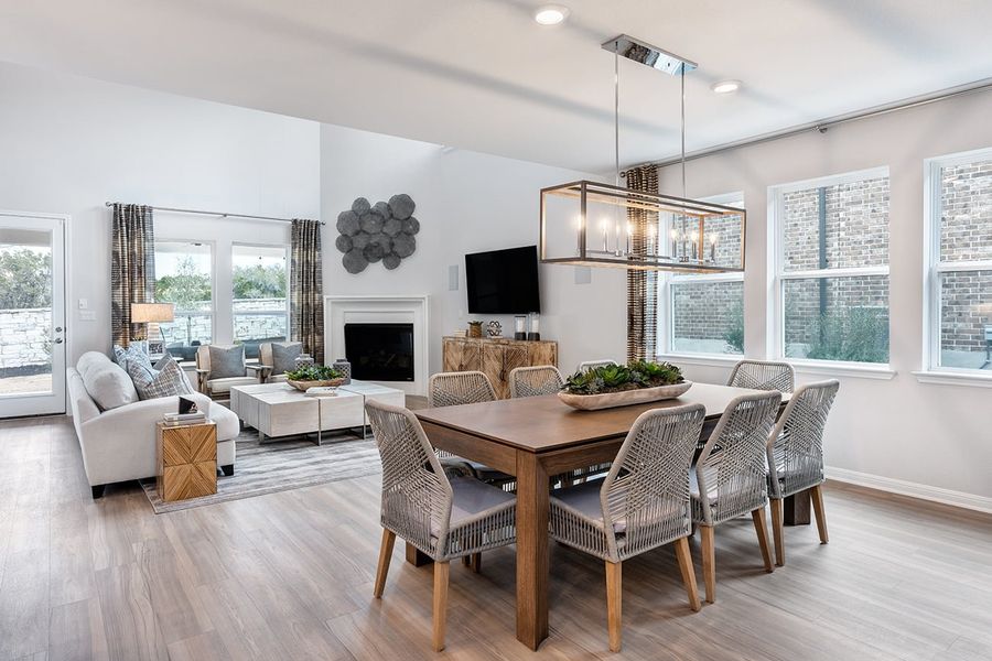 Furnished interior view inside a new home in Easton Park, Austin (Image 9).