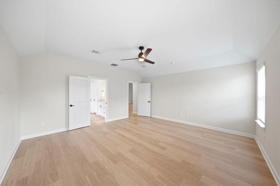 Massive primary bedroom