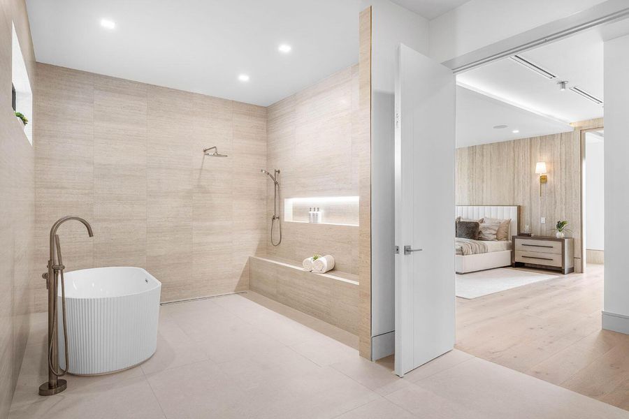 Furnished interior view inside a new home in , Boca Raton (Image 17).