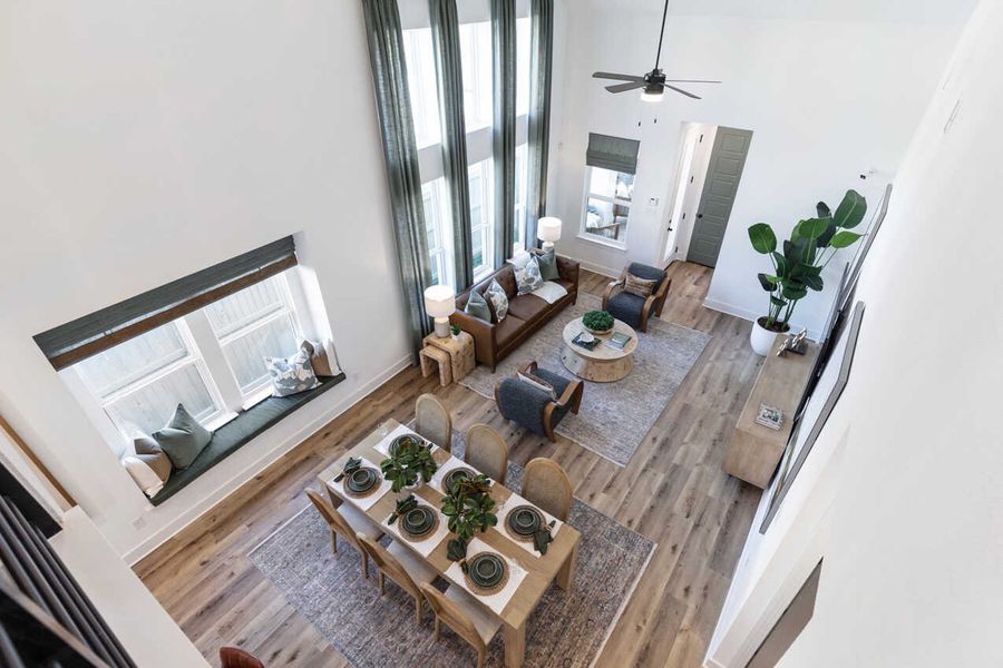 Representative Family Room - some options shown Representative Family Room - some options shown