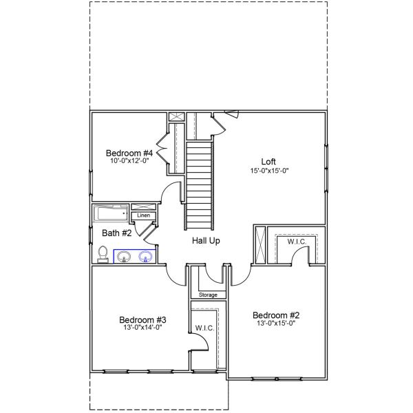 2D floor plan layout of this home in Ellington, Elgin, SC (Image 3).