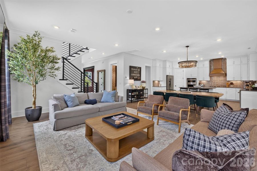 Furnished interior view inside a new home in , Huntersville (Image 26).