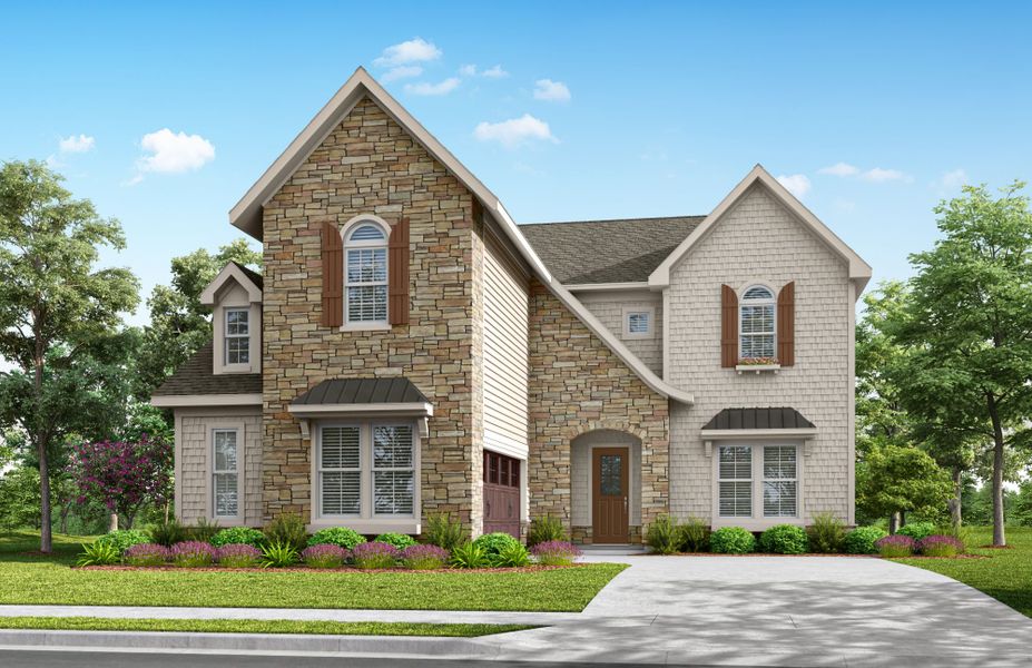 Amberly Southern Cottage Shown with Stone Amberly Southern Cottage Shown with Stone