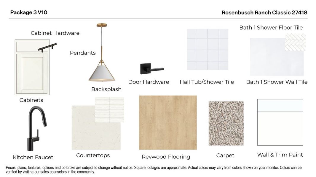 Materials commonly used for homes built from the The Fieldson by D.R. Horton in Rosenbusch Ranch, Leander (Image 40). Materials commonly used for homes built from the The Fieldson by D.R. Horton in Rosenbusch Ranch, Leander (Image 40).