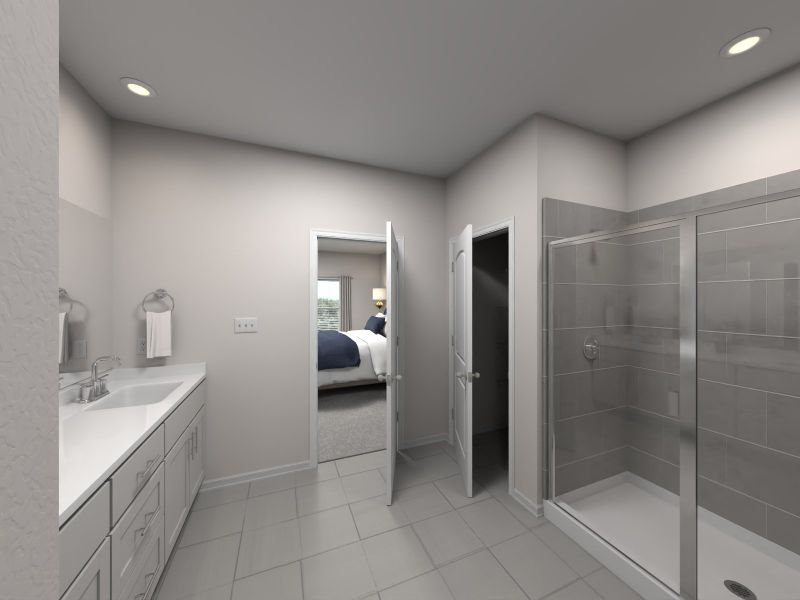 Furnished interior view inside a new home in River Ridge, Clarksville (Image 7).